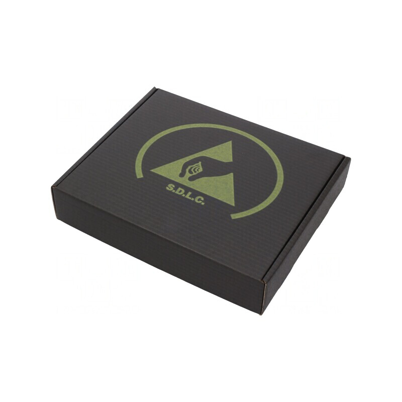 Cutie cu burete ESD 318x267x64mm carton negru 100kΩ | Electronic-mag.ro | Componente Electronice