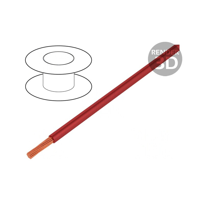 Cablu Silivolt®-HV 1x2,5mm2 Silicon Roșu 30kV 32A | Electronic-mag.ro | Componente Electronice