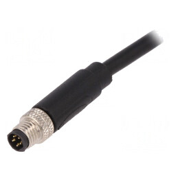 Conector M8 Tată 5 Pini cu Cablu 1,5A | Electronic-mag.ro | Componente Electronice