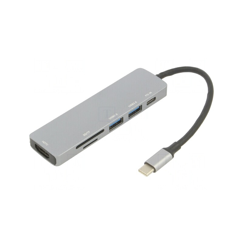 Adaptor OTG USB 3.0 0,15m Negru Argintiu | Electronic-mag.ro | Componente Electronice