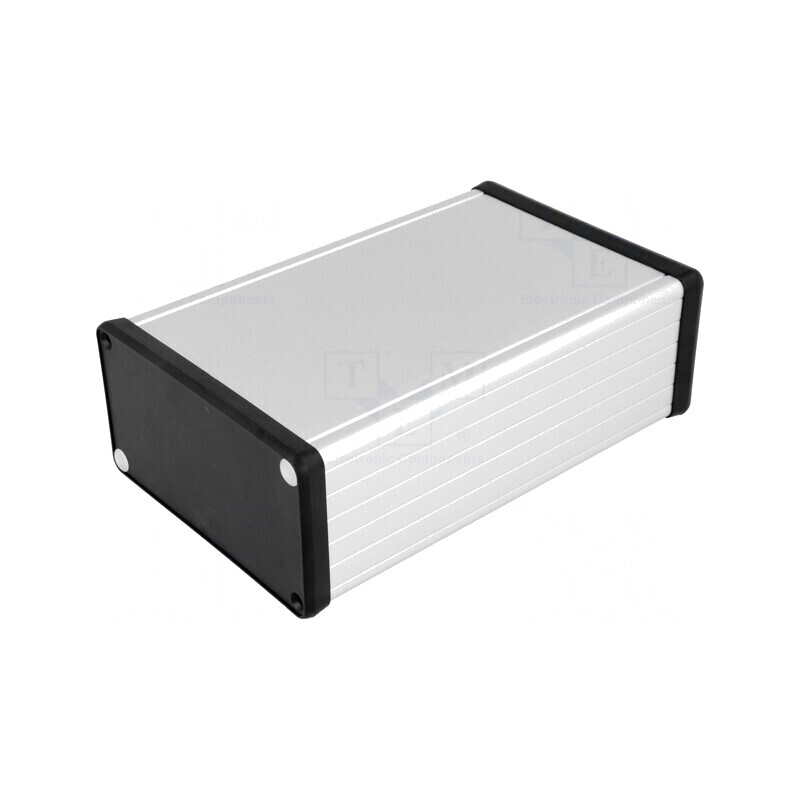 Carcasă aluminiu gri 103x160x53mm | Electronic-mag.ro | Componente Electronice