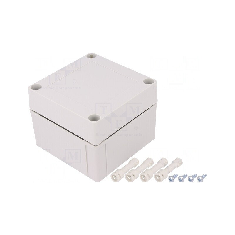 Carcasă universală policarbonat 100x100x75mm | Electronic-mag.ro | Componente Electronice