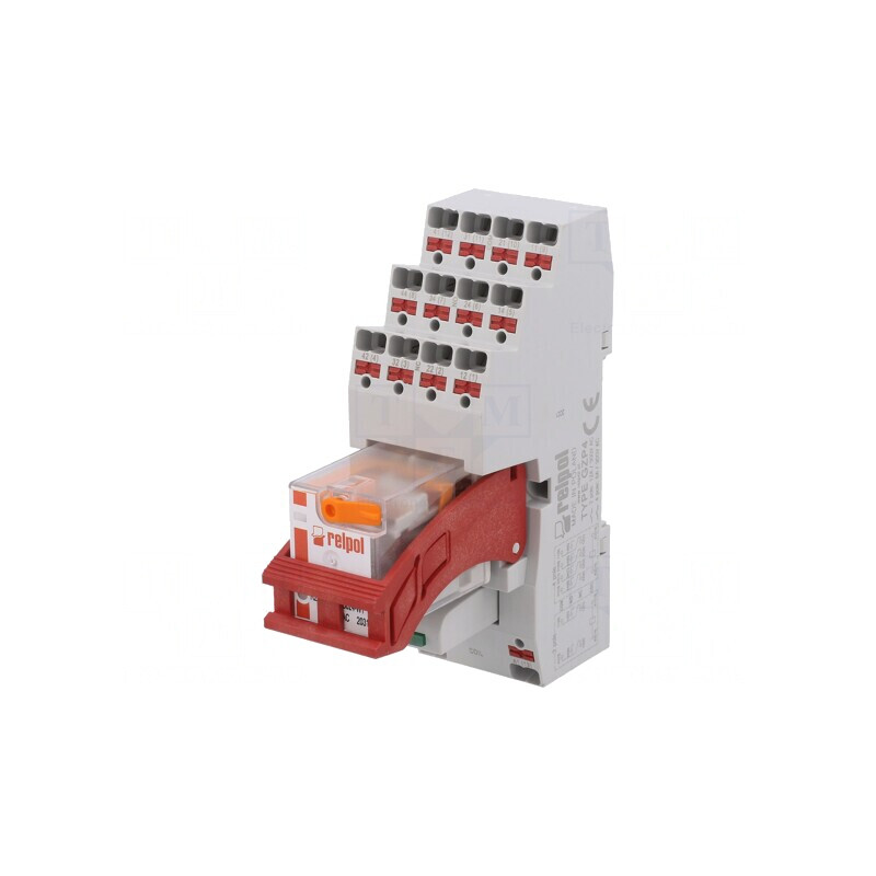 Releu Intermediar DPDT 24VAC 12A/250VAC | Electronic-mag.ro | Componente Electronice