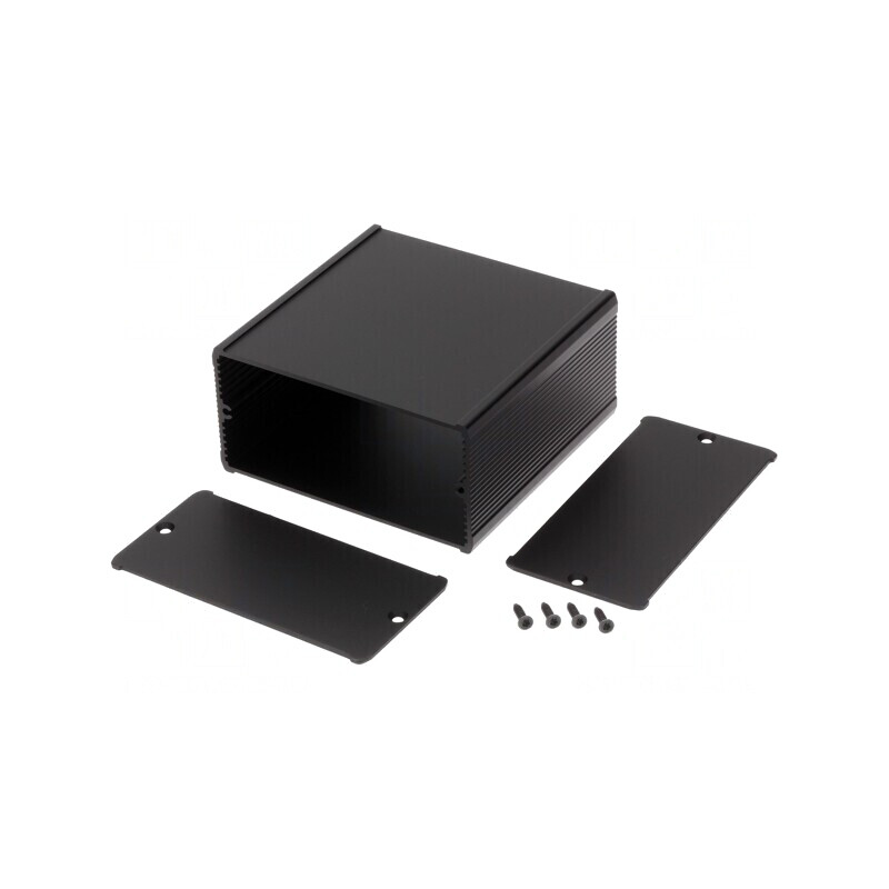 Carcasă aluminiu neagră TUF 105x100x52mm | Electronic-mag.ro | Componente Electronice Carcasă aluminiu neagră TUF 105x100x52mm | Electronic-mag.ro | Componente Electronice
