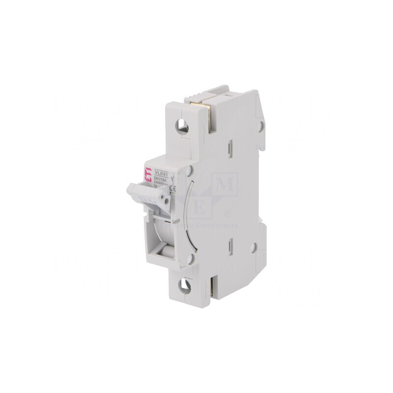 Separator cu Fuzibil D01 pentru Șină DIN 16A 230/400V | Electronic-mag.ro | Componente Electronice