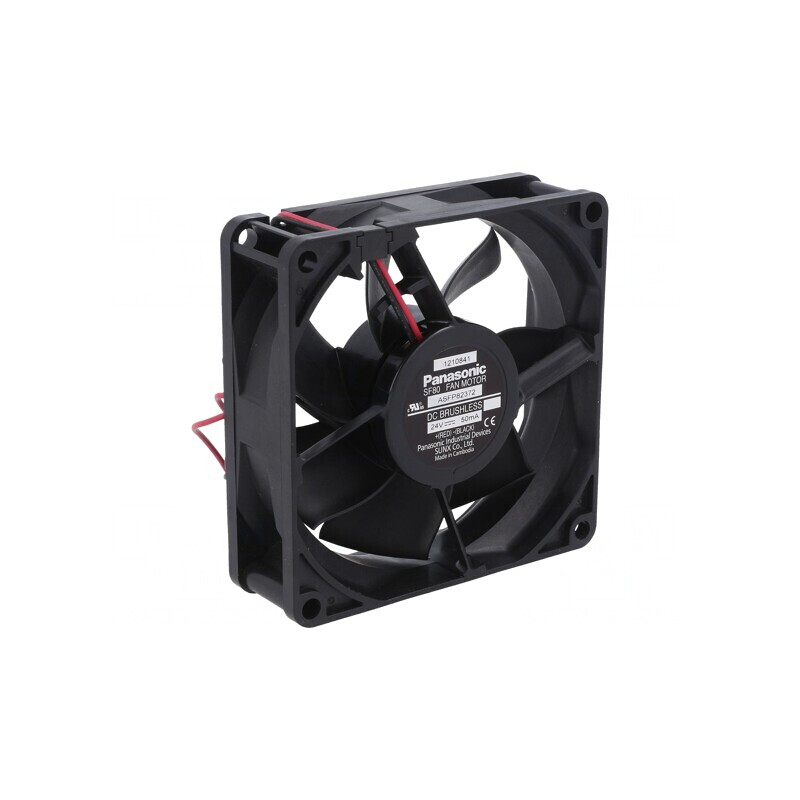 Ventilator axial 24VDC 80x80x25mm 51,6m3/h 22dBA | Electronic-mag.ro | Componente Electronice