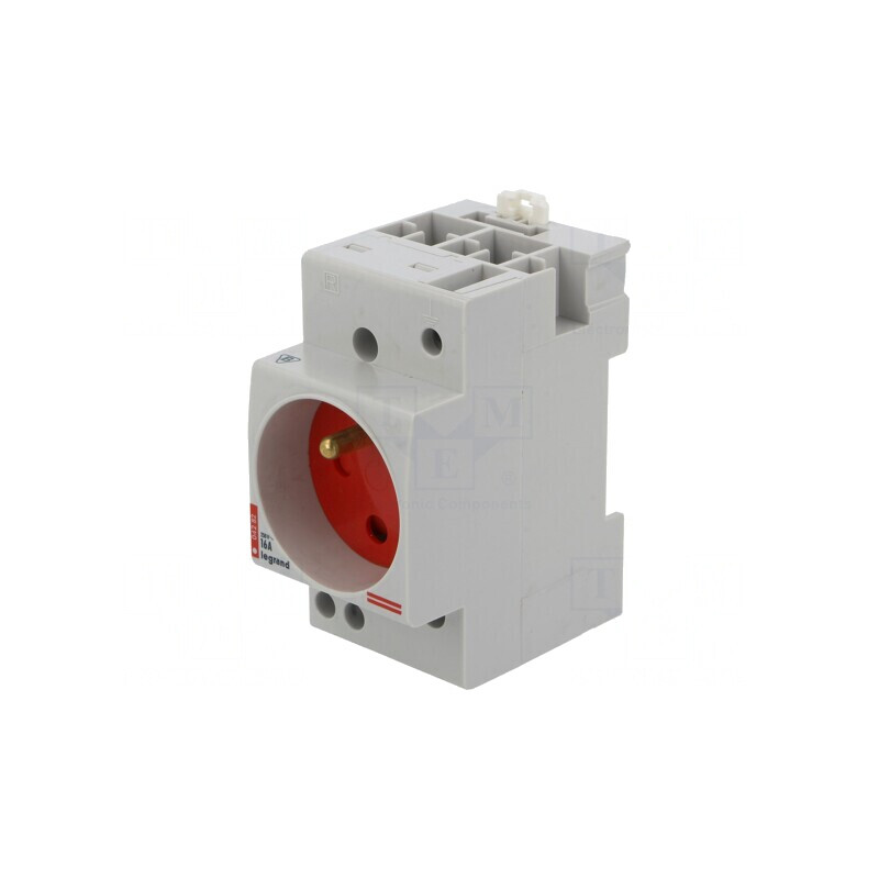 Soclu E 250VAC 10A pentru şină DIN | Electronic-mag.ro | Componente Electronice