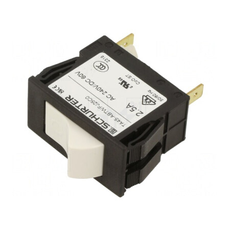 Întrerupător de Supracurent 2,5A DPST 240VAC 60VDC | Electronic-mag.ro | Componente Electronice