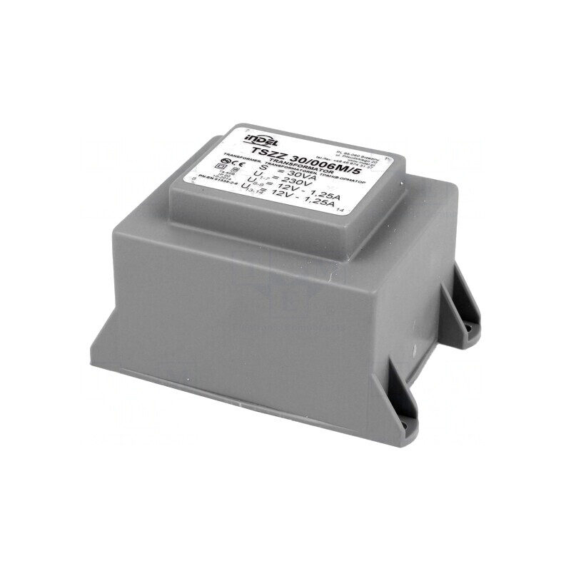 Transformator încapsulat 30VA 230V AC 12V 1,25A PCB | Electronic-mag.ro | Componente Electronice