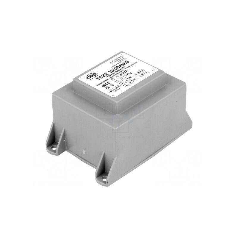 Transformator încapsulat 30VA 230V 9V 1,66A PCB | Electronic-mag.ro | Componente Electronice