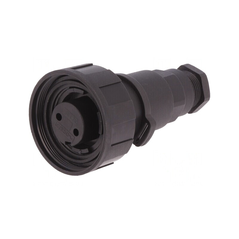 Conector Circular Mufă Mamă 2 PIN Filet Interior PX0736/S | Electronic-mag.ro | Componente Electronice
