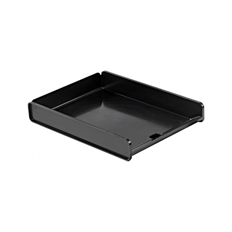 Suport ESD Polipropilenă Neagră 245x341x43mm 258x343x53mm | Electronic-mag.ro | Componente Electronice