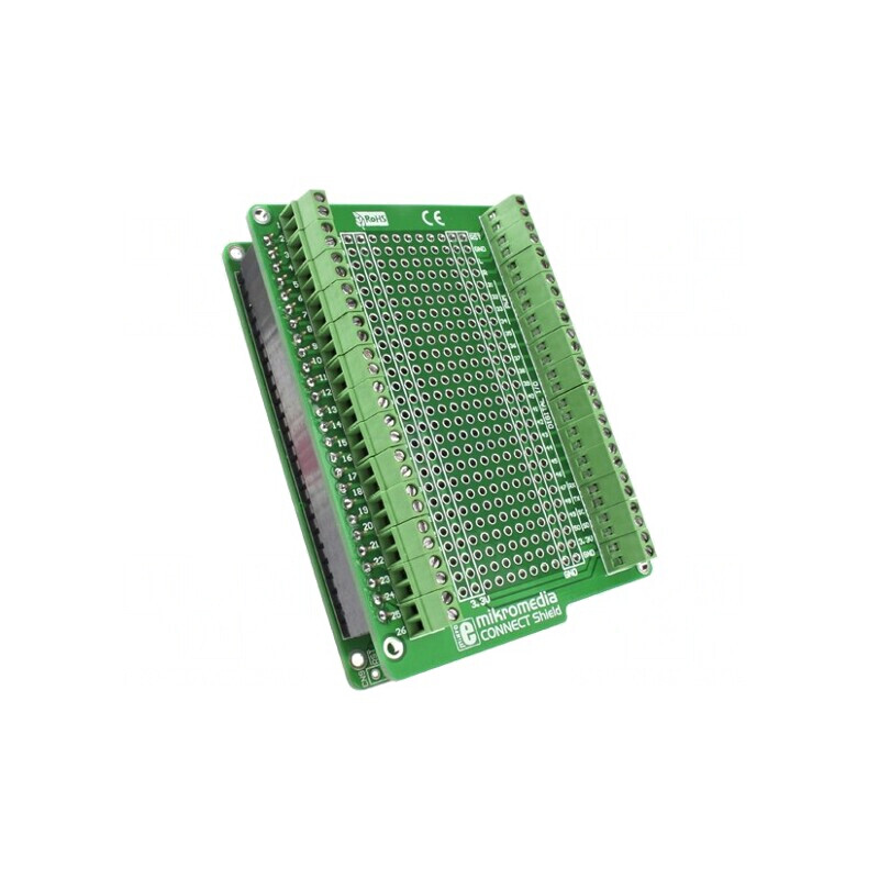 Placă de Expansiune Terminal cu Șurub pentru Mikromedia | Electronic-mag.ro | Componente Electronice