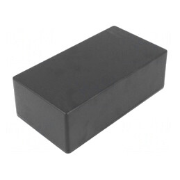 Carcasă universală aluminiu IP54 82x153x50mm 1590P1BK | Electronic-mag.ro | Componente Electronice