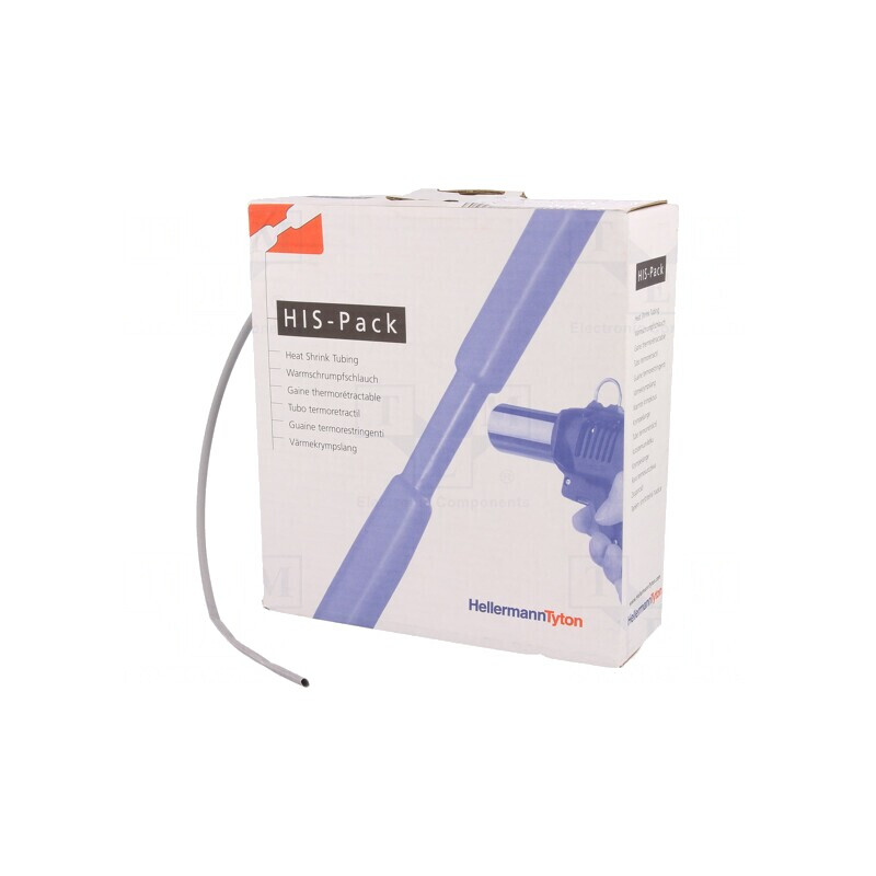 Manșon Termocontractabil 3,2mm x 10m Gri | Electronic-mag.ro | Componente Electronice
