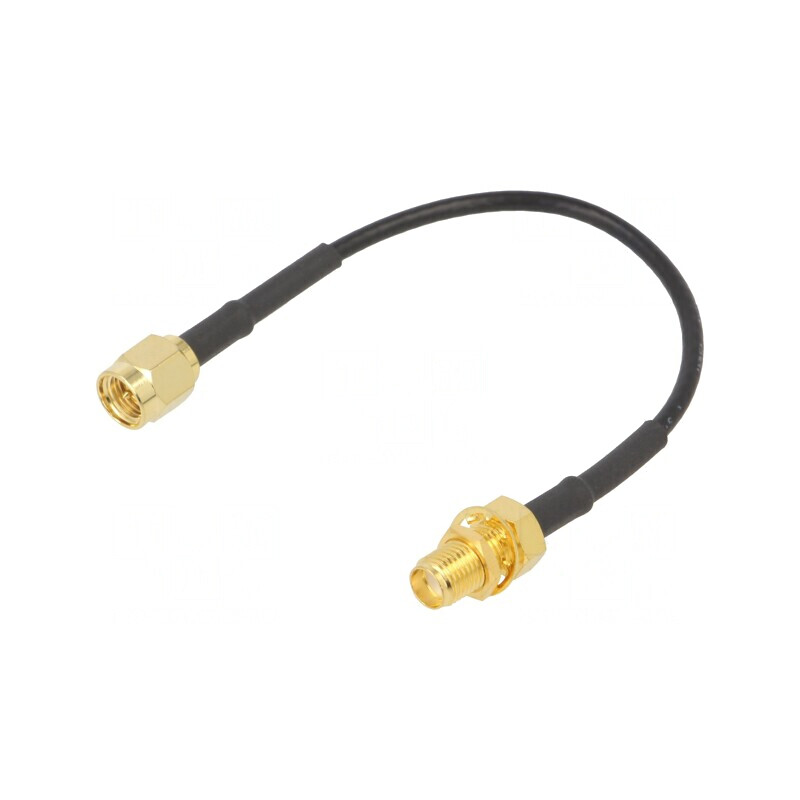 Cablu Concentric SMA RG174 0,153m Mamă-Tată | Electronic-mag.ro | Componente Electronice