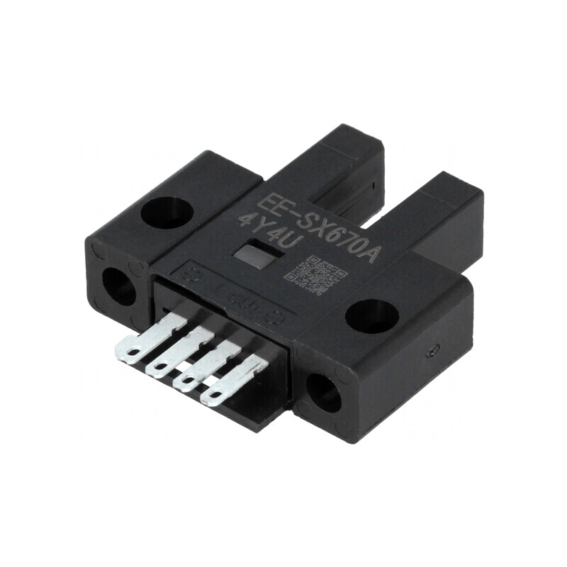 Senzor Fotoelectric 5mm NPN DARK-ON, LIGHT-ON EE-SX670A | Electronic-mag.ro | Componente Electronice