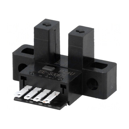 Senzor Fotoelectric 5mm NPN Dark-On/Light-On EE-SX671 | Electronic-mag.ro | Componente Electronice