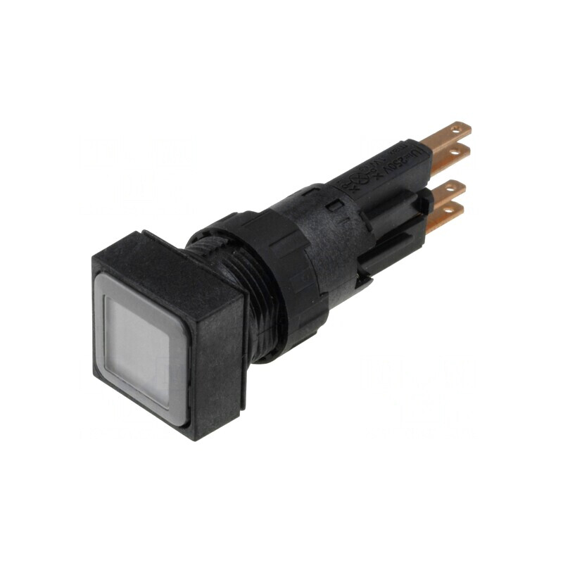 Comutator Acționat Prin Apăsare 16mm Albă Becură | Electronic-mag.ro | Componente Electronice