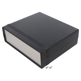 Carcasă ABS Neagră IP54 cu Panou 206x180x64mm | Electronic-mag.ro | Componente Electronice