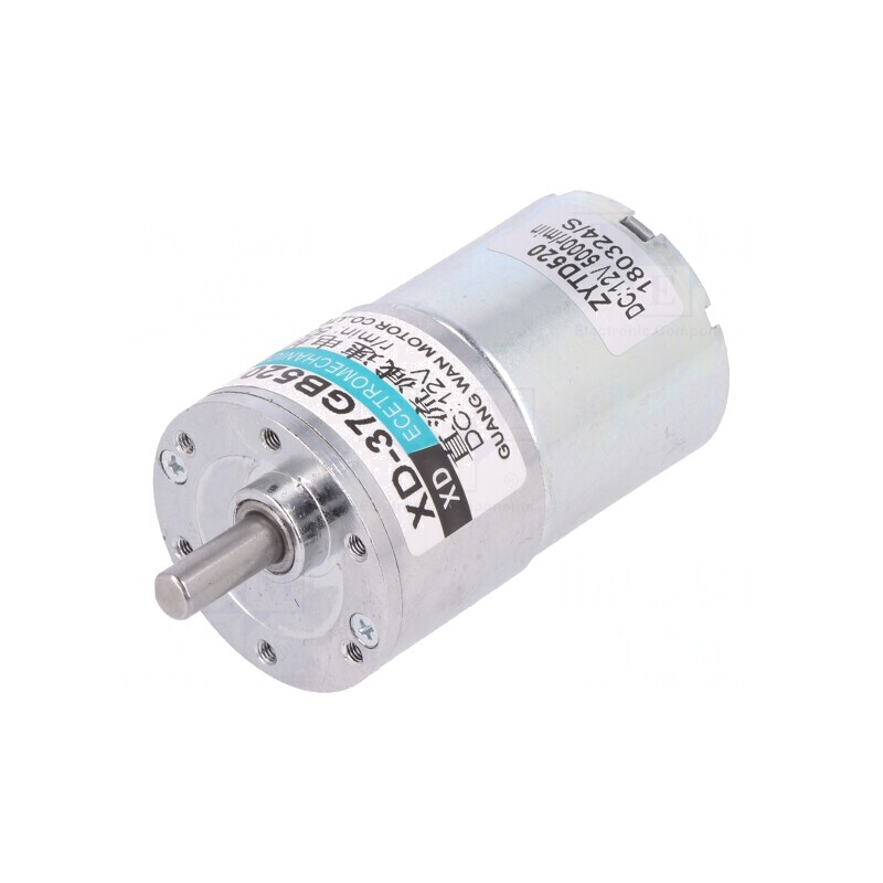 Motor DC cu Transmisie 12V 2.19A Ax Crestat 100:1 | Electronic-mag.ro | Componente Electronice