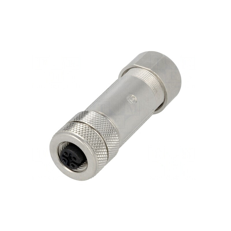 Mufă M12 4P Mamă DeviceNet/CANopen IP67 | Electronic-mag.ro | Componente Electronice