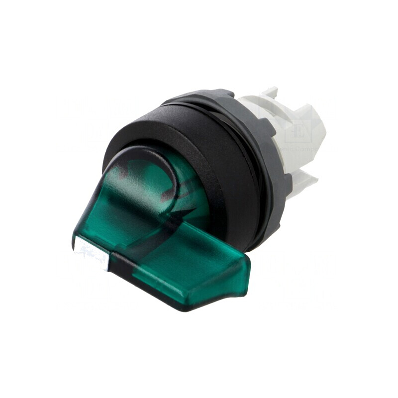 Comutator Rotativ 22mm Verde IP66 3 Pozitii | Electronic-mag.ro | Componente Electronice