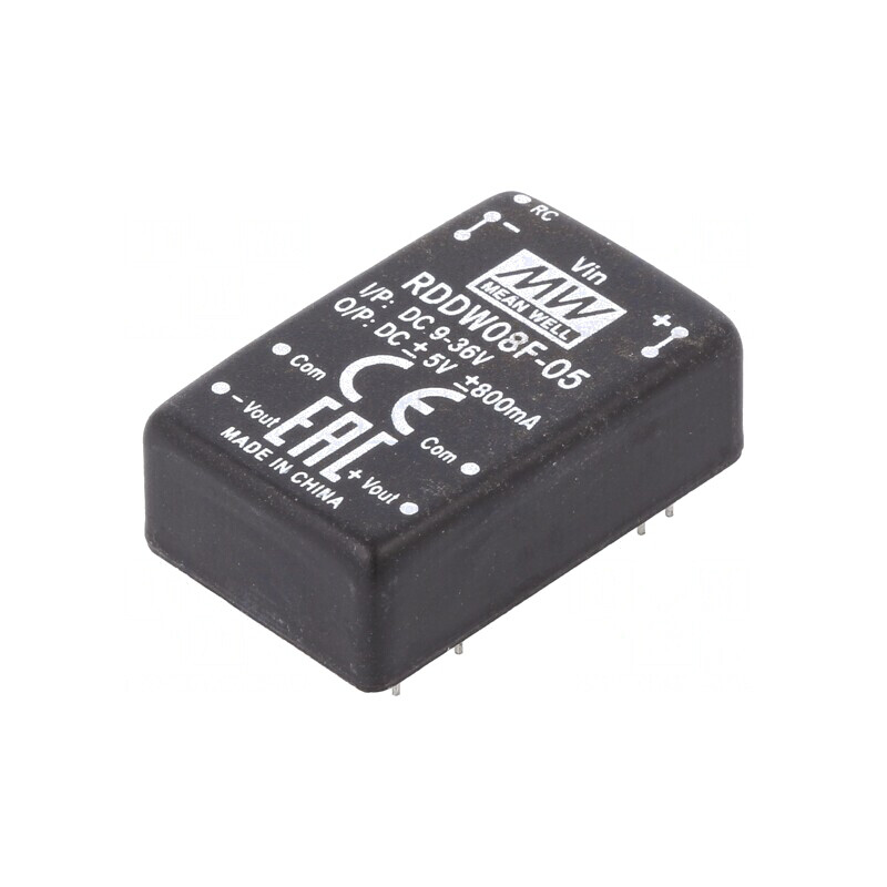 Convertor DC/DC 8W 9-36V la 5V/-5V DIP24 | Electronic-mag.ro | Componente Electronice