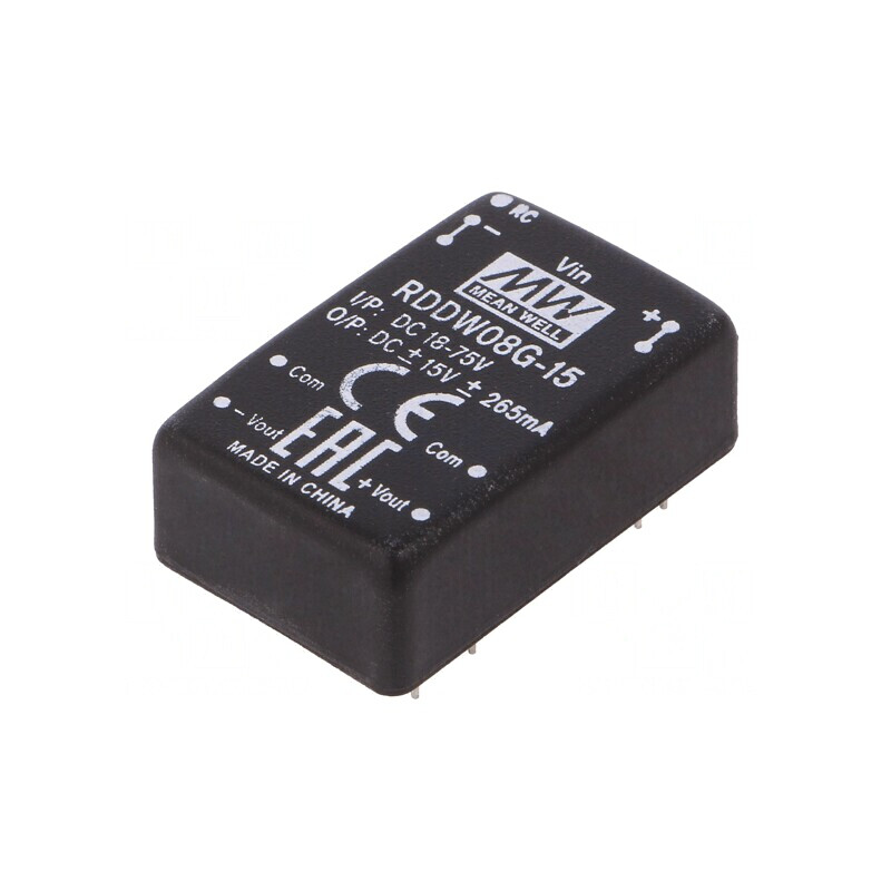 Convertor DC/DC 8W 18-75V 15V/-15V THT | Electronic-mag.ro | Componente Electronice