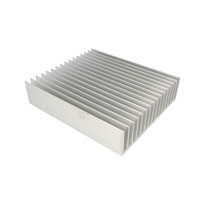 Radiator extrudat cu aripioare 220x190.5x50 mm brut | Electronic-mag.ro | Componente Electronice