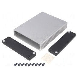 Carcasă Aluminiu Gri 125x160x30mm | Electronic-mag.ro | Componente Electronice