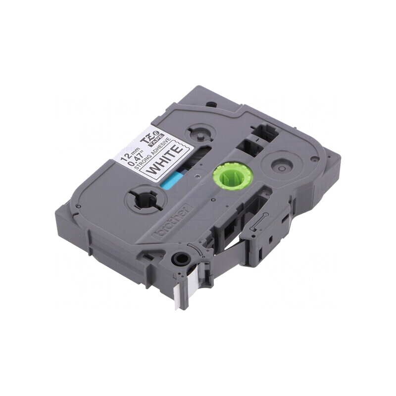 Bandă 12mm 8m Albă cu Text Negru TZE-S231 | Electronic-mag.ro | Componente Electronice