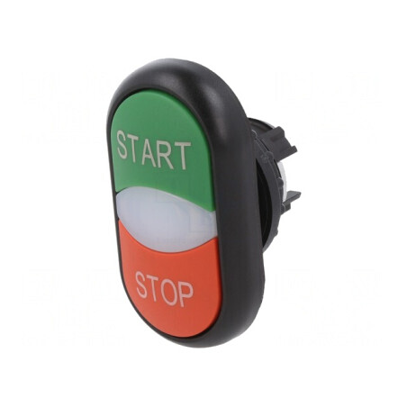 Comutator dublu 22mm IP66 roșu/verde | Electronic-mag.ro | Componente Electronice