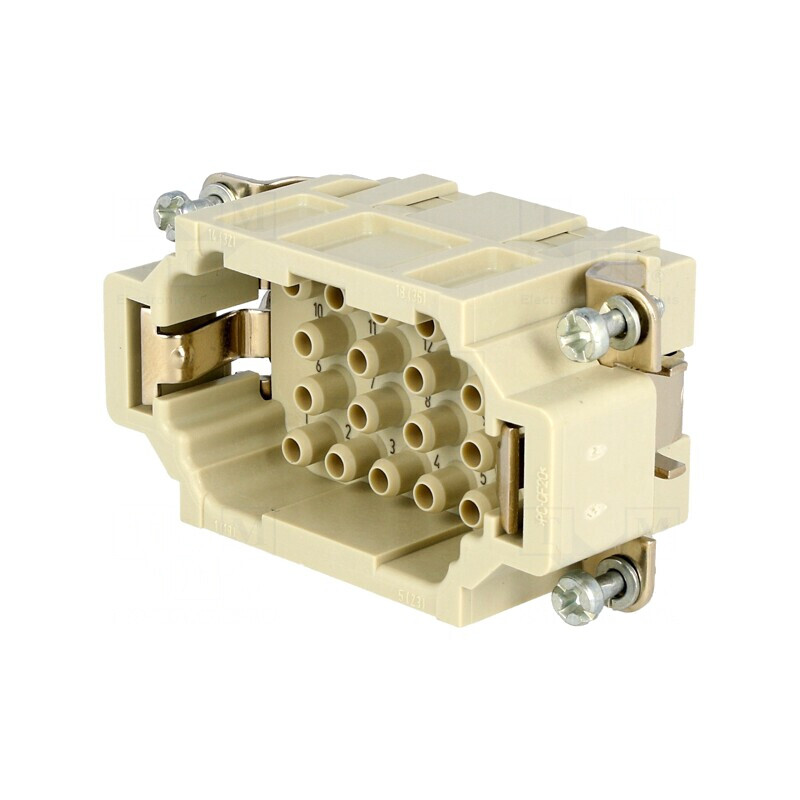 Conector HDC tată Han EE 18 PIN 10B crimpat | Electronic-mag.ro | Componente Electronice