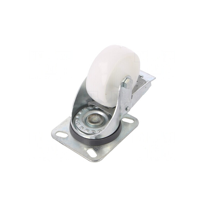 Roată de transport 80mm cu placă de montare | Electronic-mag.ro | Componente Electronice