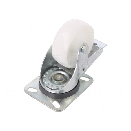 Roată de transport 80mm cu placă de montare | Electronic-mag.ro | Componente Electronice