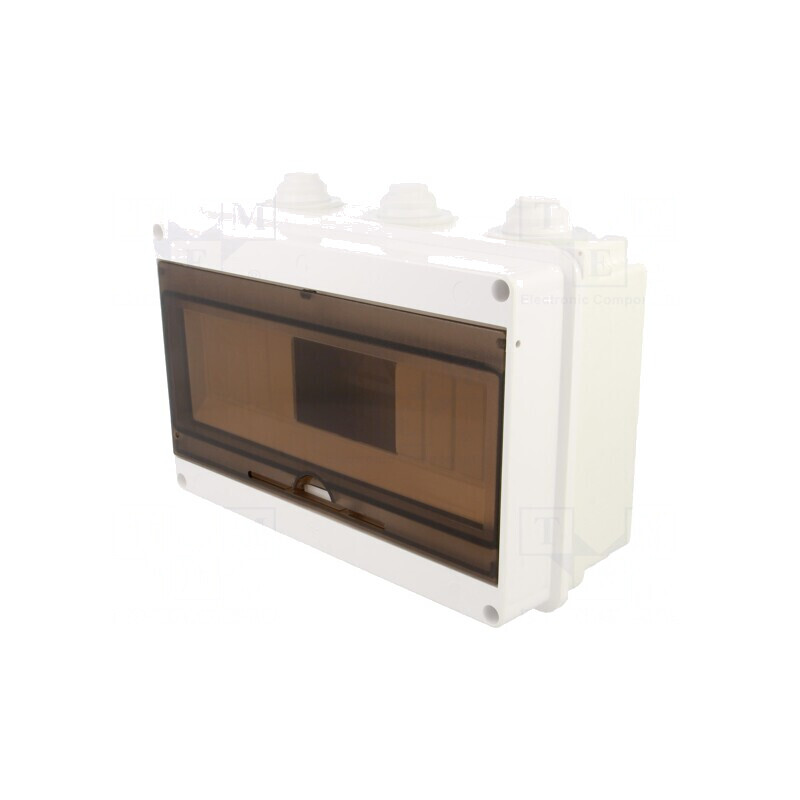 Carcasă pentru aparatură modulară IP55, albă, 12 module | Electronic-mag.ro | Componente Electronice