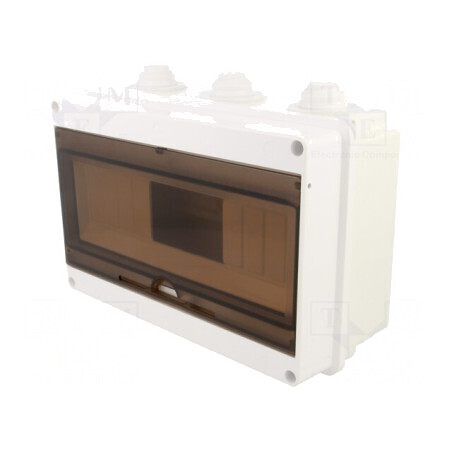 Carcasă pentru aparatură modulară IP55, albă, 12 module | Electronic-mag.ro | Componente Electronice