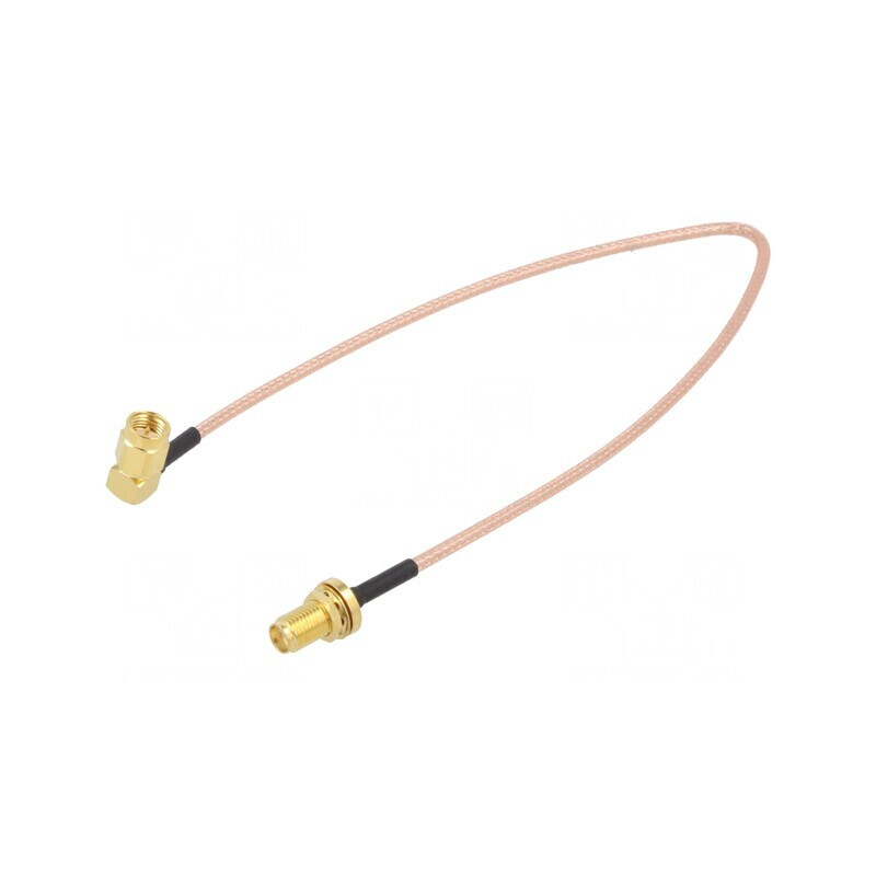 Cablu Coaxial RP-SMA Mamă la SMA Mufă 0,3m 50Ω Ecranat | Electronic-mag.ro | Componente Electronice