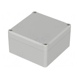 Carcasă Universală Gri 100x100x57mm EUROMAS II | Electronic-mag.ro | Componente Electronice