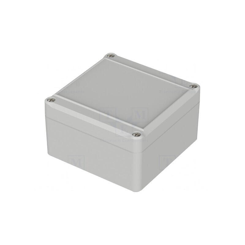 Carcasă universală 100x100x57mm gri EUROMAS II | Electronic-mag.ro | Componente Electronice