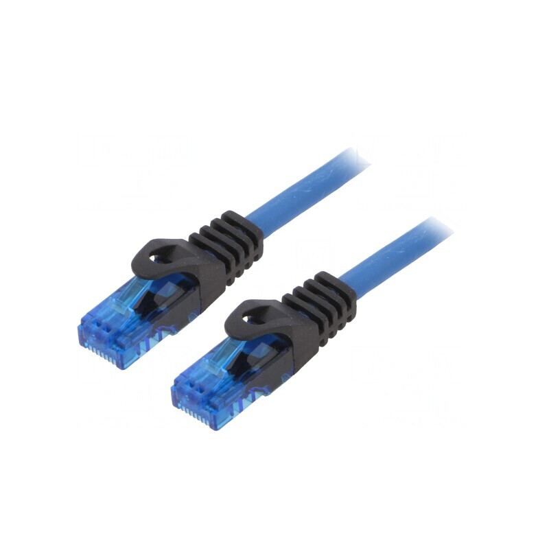 Patch Cord UTP Cat6a Albastru 15m 24AWG | Electronic-mag.ro | Componente Electronice