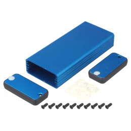 Carcasă Aluminiu 54x120x23mm 1455C1201BU | Electronic-mag.ro | Componente Electronice
