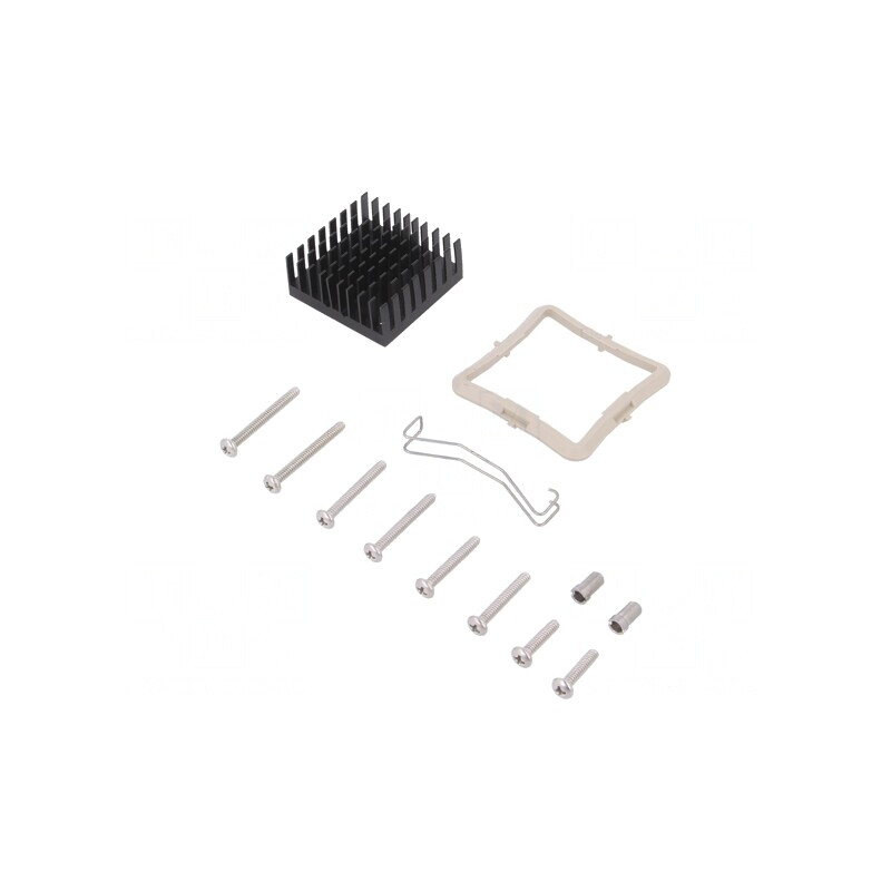 Radiator Extrudat cu Aripioare Negru 35mm x 35mm x 14.5mm | Electronic-mag.ro | Componente Electronice Radiator Extrudat cu Aripioare Negru 35mm x 35mm x 14.5mm | Electronic-mag.ro | Componente Electronice