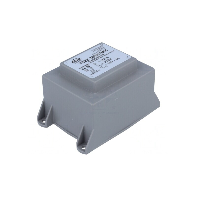 Transformator încapsulat 30VA 15V 2A PCB | Electronic-mag.ro | Componente Electronice