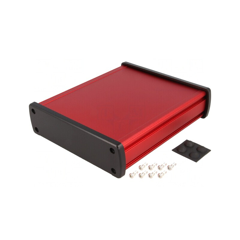 Carcasă Universală Aluminiu Roșu 146.6x169x41.6mm | Electronic-mag.ro | Componente Electronice Carcasă Universală Aluminiu Roșu 146.6x169x41.6mm | Electronic-mag.ro | Componente Electronice