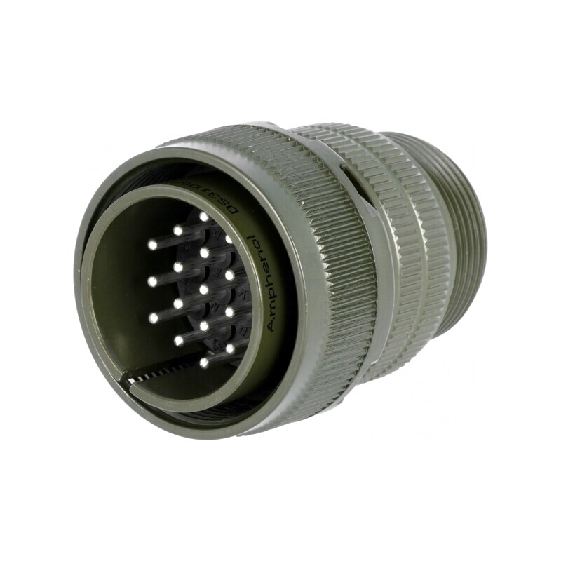 Conector Circular Aluminiu 22mm | Electronic-mag.ro | Componente Electronice