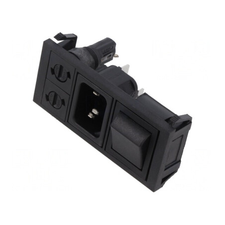 Conector Alimentare AC 10A 250V IEC 60320 | Electronic-mag.ro | Componente Electronice