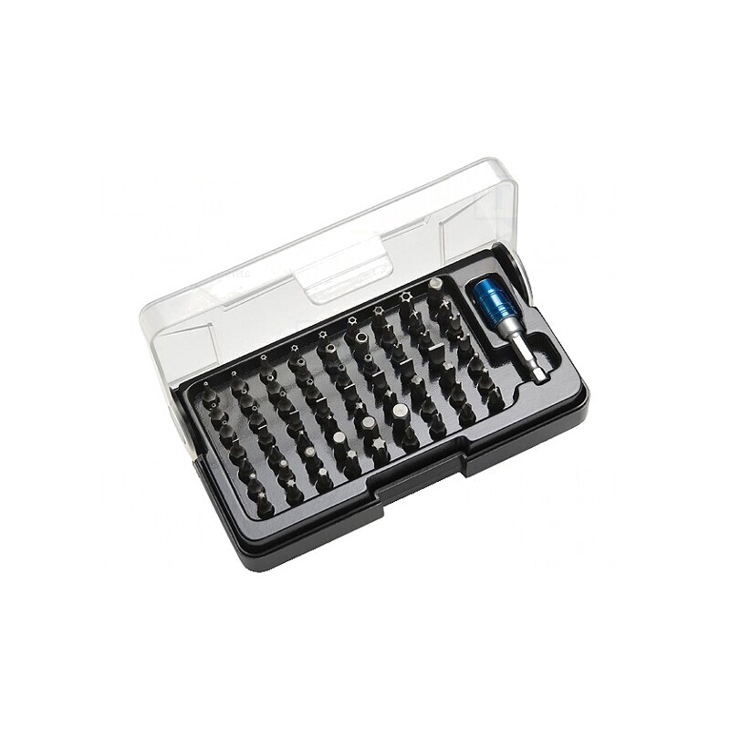 Kit Capete Șurubelniță 25mm 1/4 64 Bucăți | Electronic-mag.ro | Componente Electronice