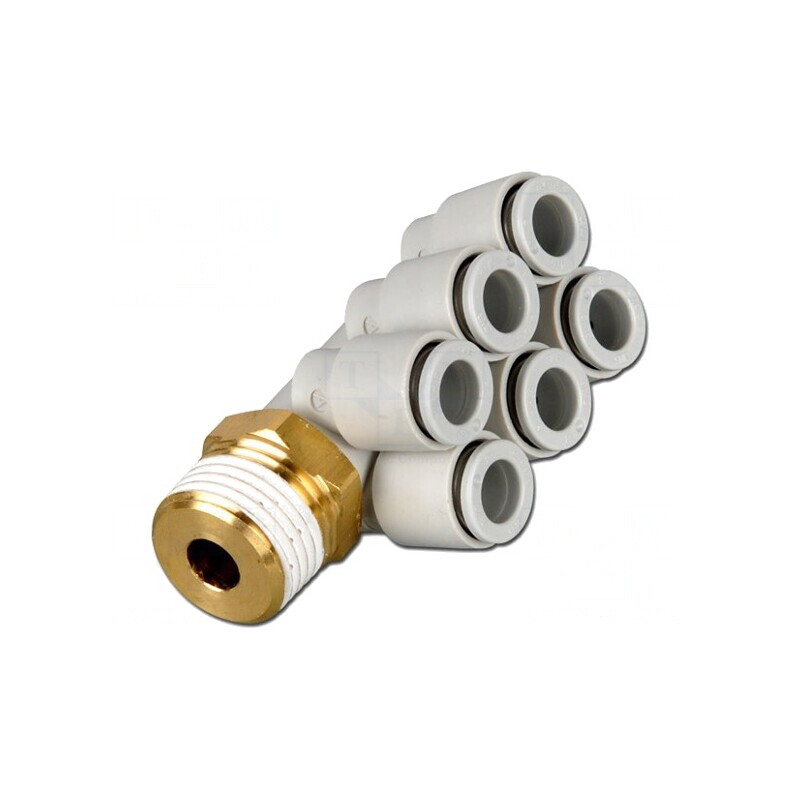 Racord Push-In 90° 1-10bar -5-60°C KQ2ZT06-03AS | Electronic-mag.ro | Componente Electronice